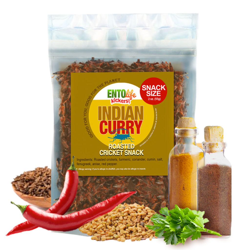 Indian Curry Flavored Edible Crickets You Can Eat