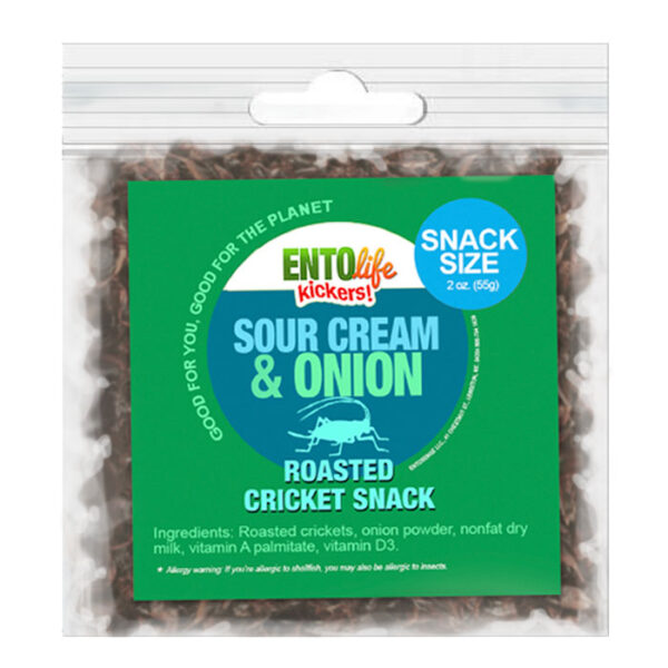 Sour Cream & Onion Flavored Edible Crickets