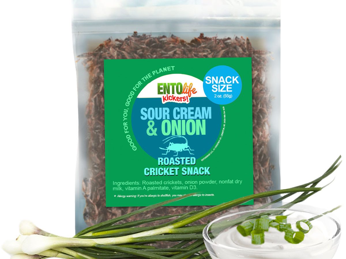 Sour Cream & Onion Crickets, EntoMarket