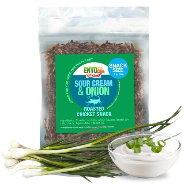 Sour Cream & Onion Flavored Edible Crickets You Can Eat