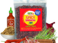 Sriracha Hot Flavored Edible Crickets You Can Eat