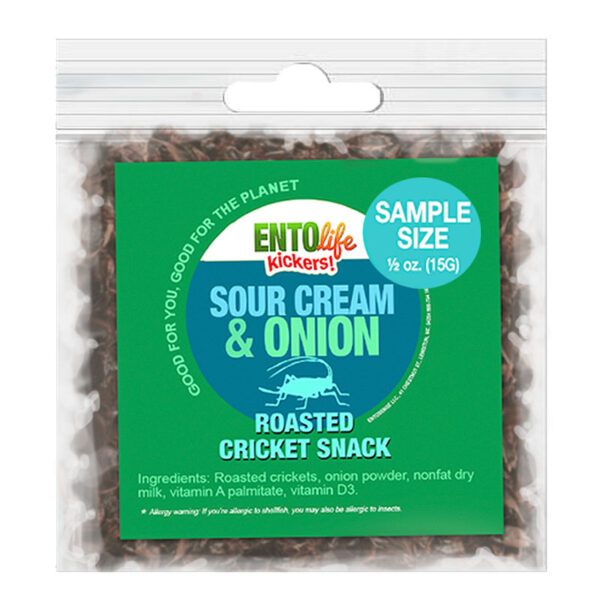 Sour Cream & Onion Flavored Edible Crickets