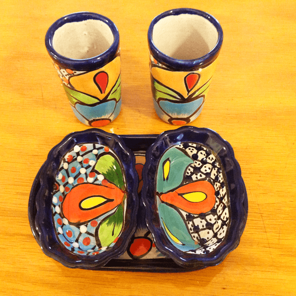 Talavera Mezcal Sal de Gusano Set - 3312