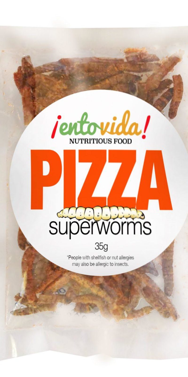 PIZZA SUPERWORMS Edible Insects