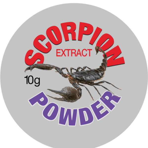 Scorpion Powder Label