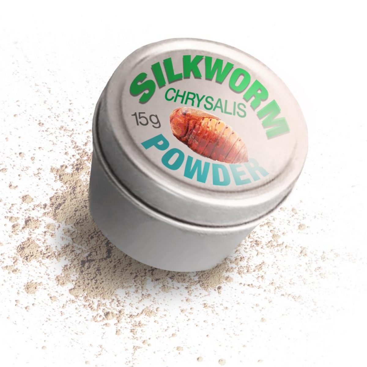 Silkworm Chrysalis Powder Edible Insects