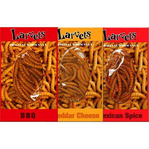 Larvets® Original Cheddar Cheese Worm Snax Box - Cabinet Of Curiosities