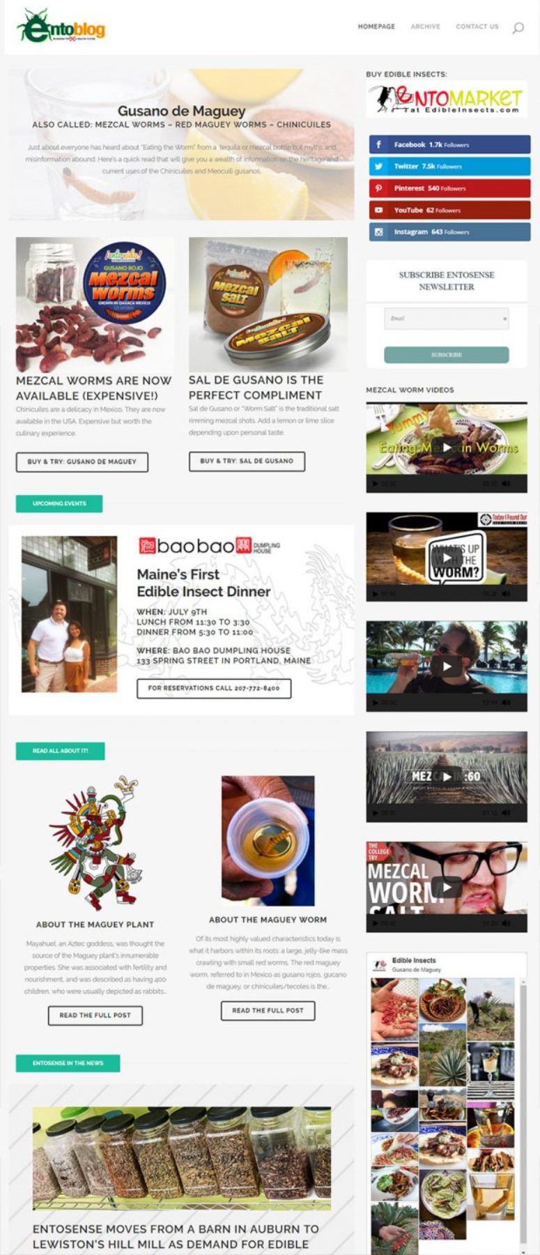 Edible Insects Newsletter - Edible Insects