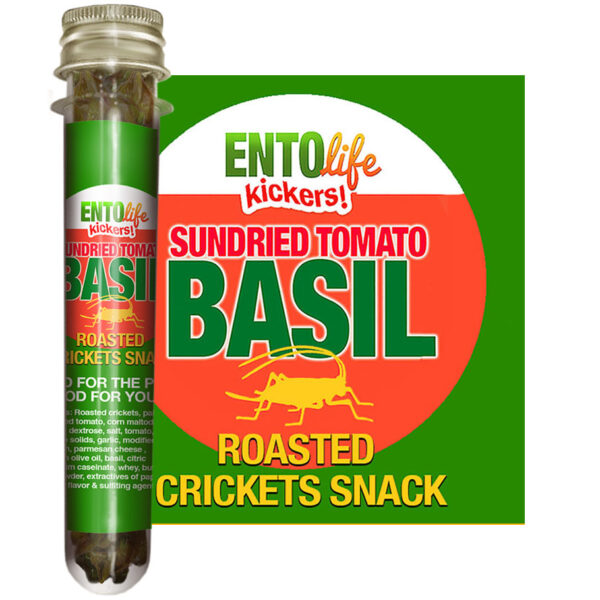 Sundried Tomato Basil Edible Crickets for Human Consumption