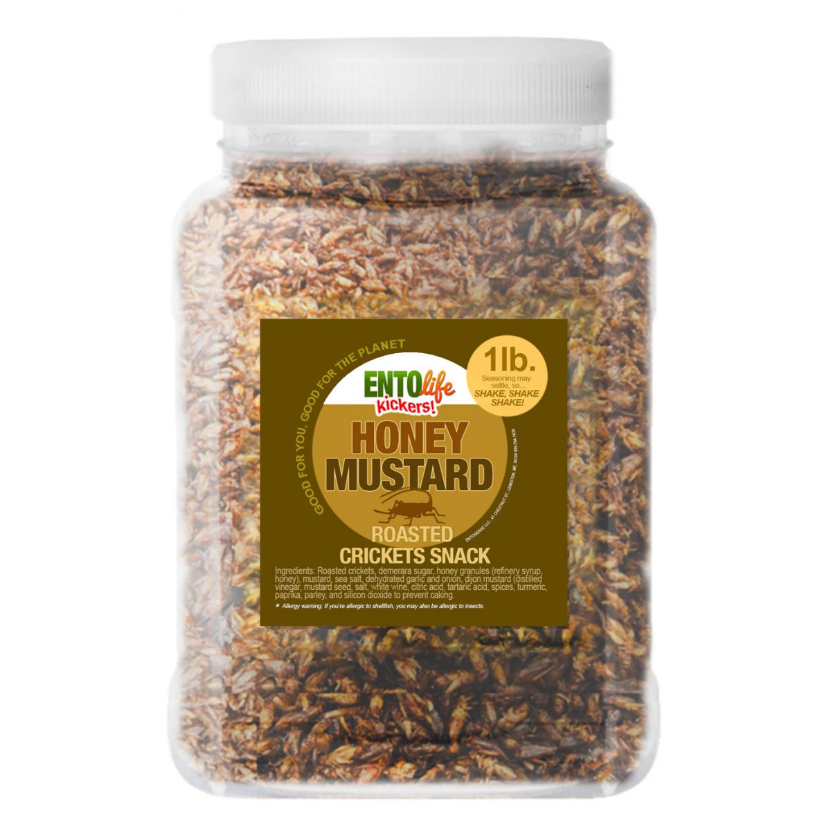 Crickets By The Pound | Honey Mustard - Edible Insects %