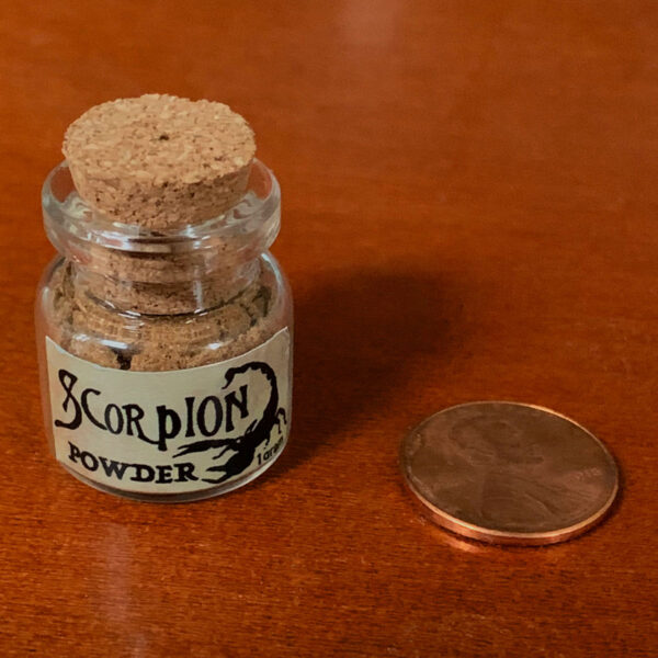 Scorpion Powder compared to penny