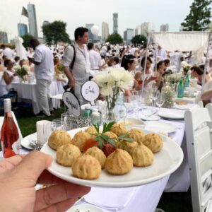 Cricket Gougeres, Diner en Blanc (1)