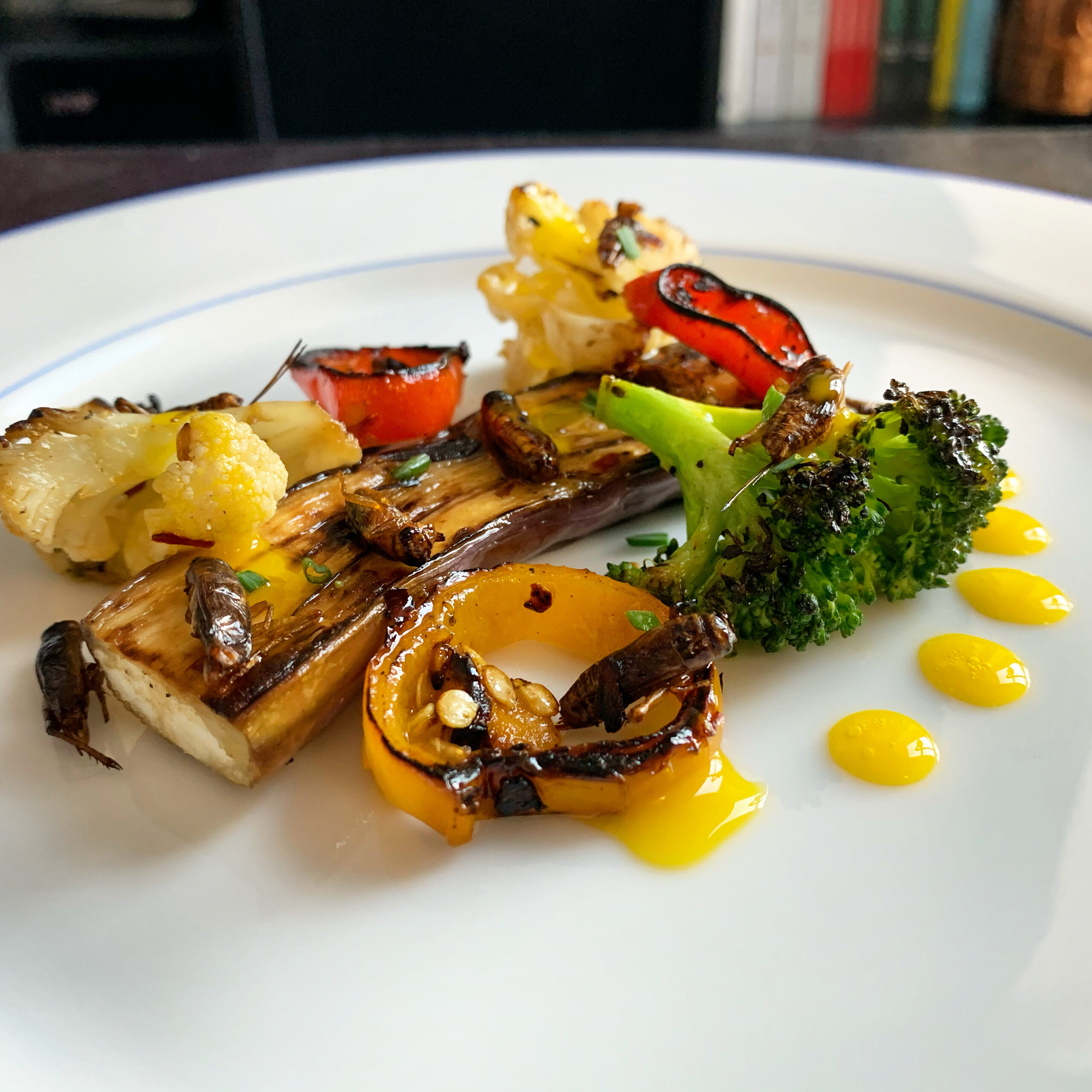 Chef Joseph Yoon - Crickets, Black Ants, Crostini