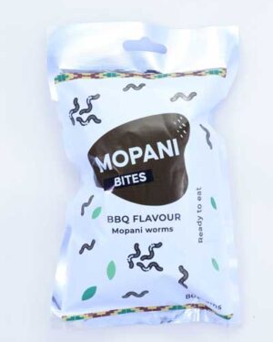 Barbeque Mopani Worms Snack