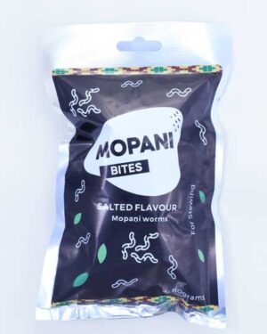 Salted Mopani Worms Snack
