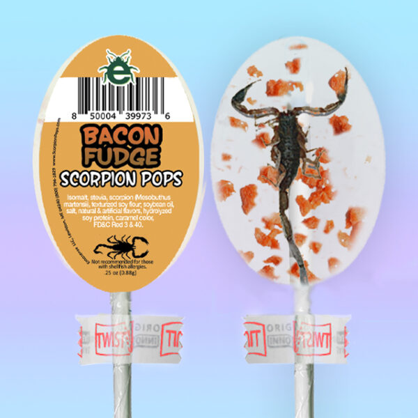 Bacon Fudge Scorpion Suckers