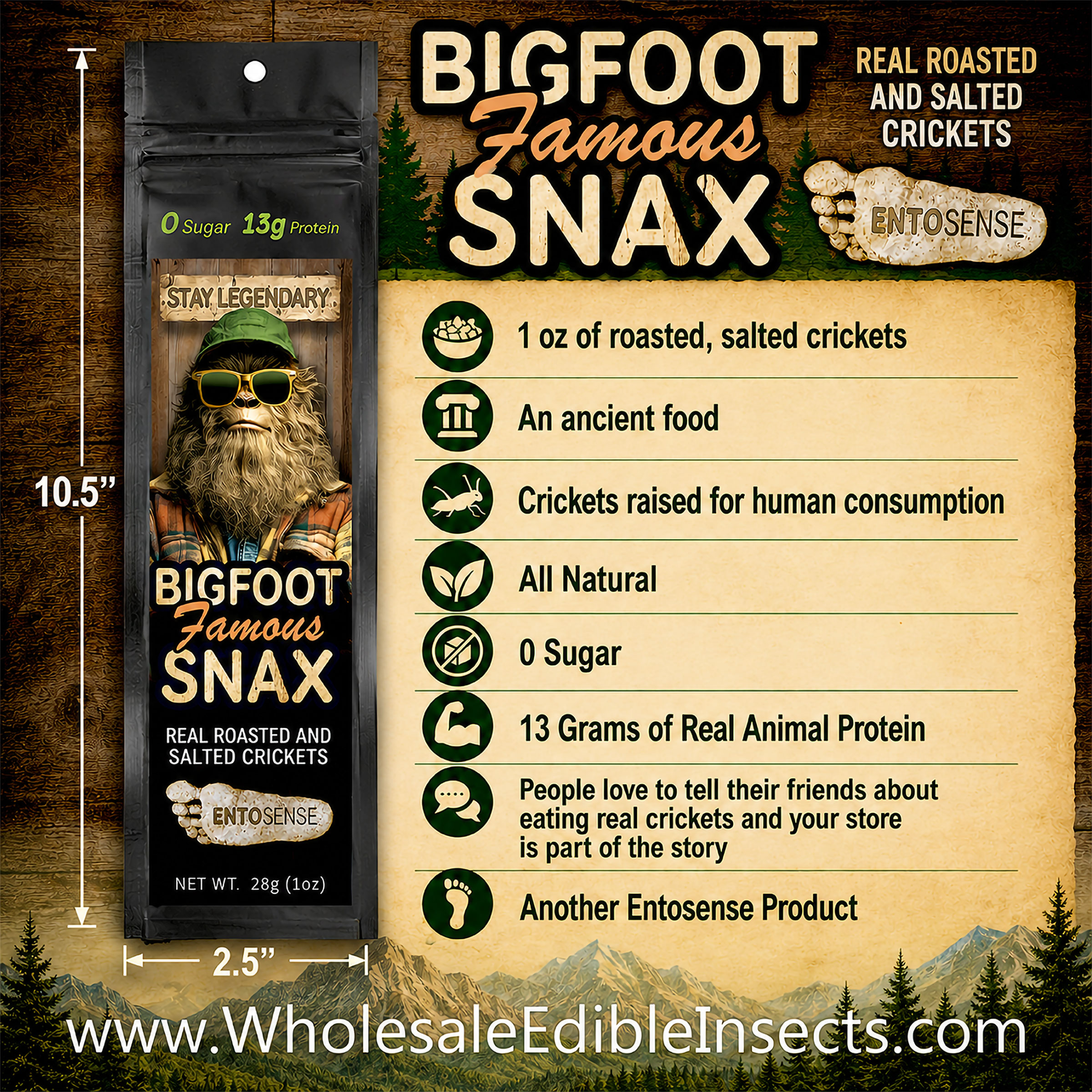 Bigfoot Snax Information